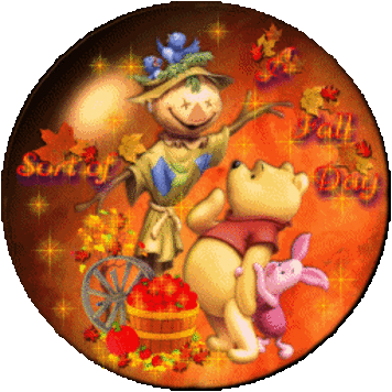 Pooh Fall and Thanksgiving
